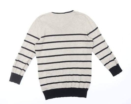 Womens UK Size 8 Wallis Beige Pullover Jumper