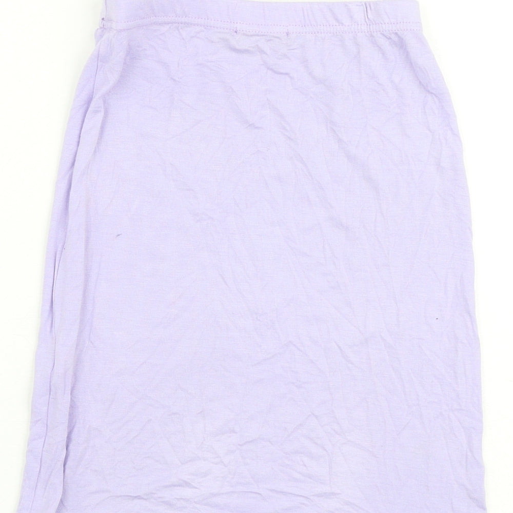 PRETTYLITTLETHING Womens Purple Viscose Mini Skirt Size 8