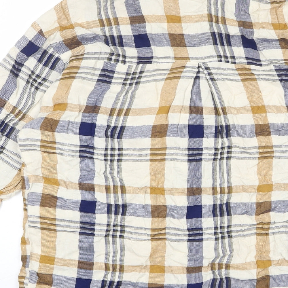 Womens UK Size 6 Warehouse Multicoloured Basic Button-Up