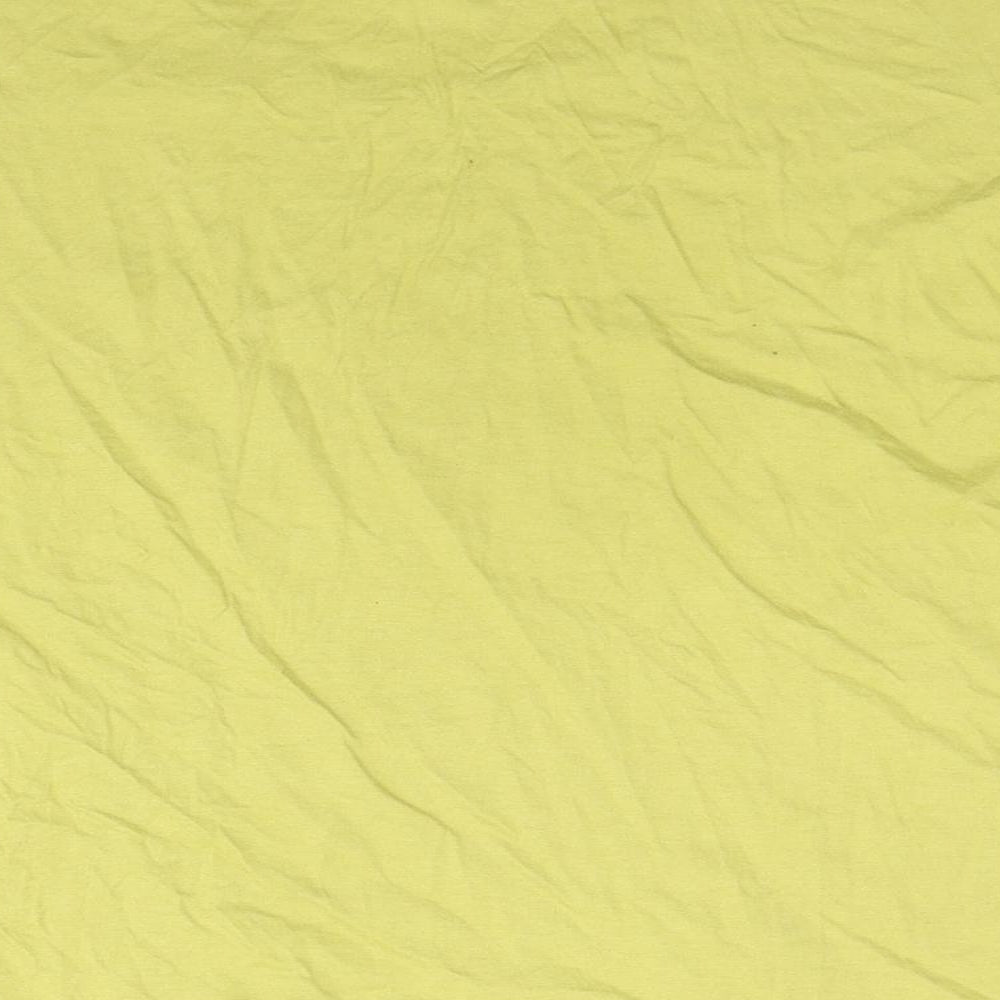 EAST Womens Green Cotton Basic T-Shirt Size M Round Neck