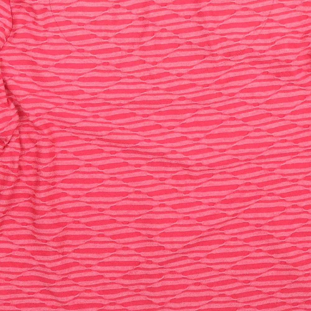 Womens UK Size 14 Per Una Pink Basic Blouse