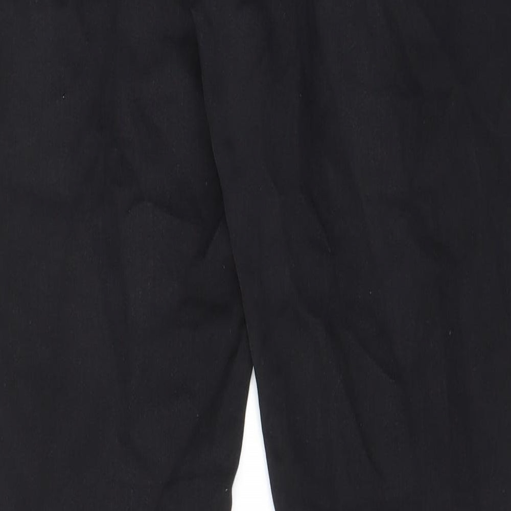 Paper + Stitch Womens Black Cotton Straight Jeans Size 30 in L29 in Regular Zip - Pockets, Belt Loops