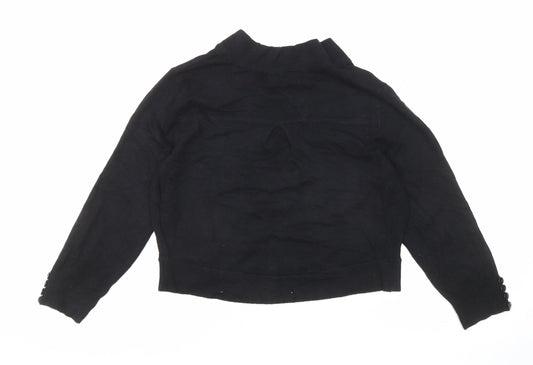 Womens UK Size S Wallis Black Cardigan Jumper