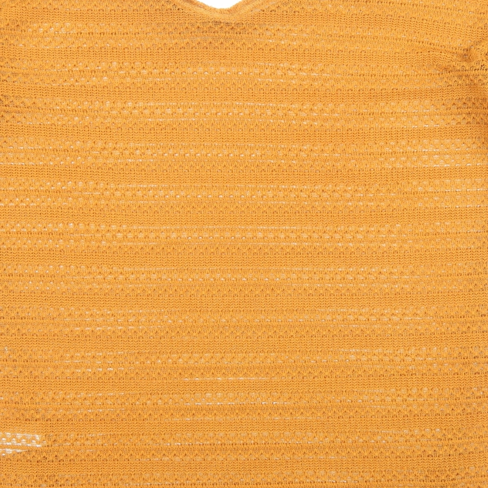 Womens UK Size 12 NEXT Orange Pullover Jumper