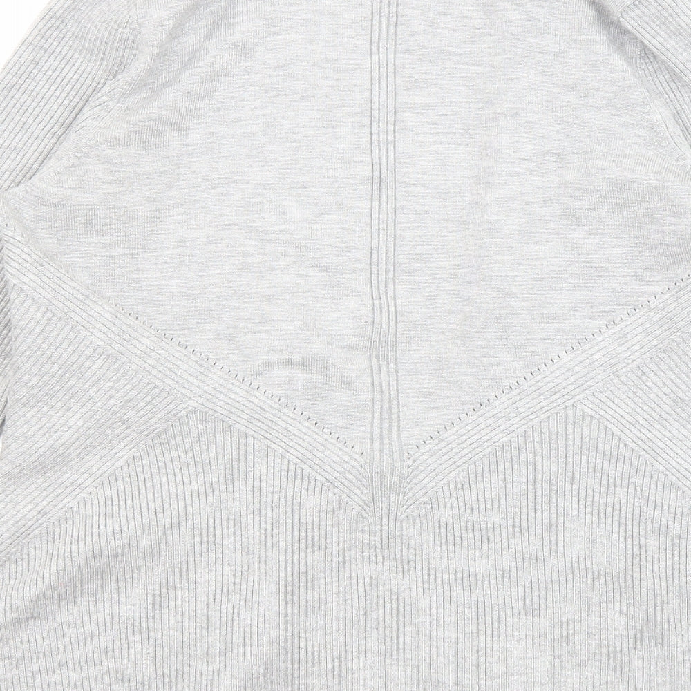 Womens UK Size 12 Principles Grey Cardigan Jumper
