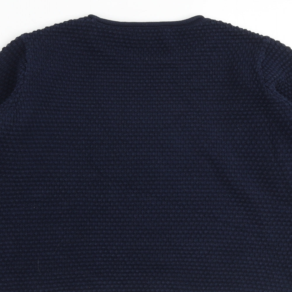 Womens UK Size S Marks and Spencer Blue Pullover Jumper