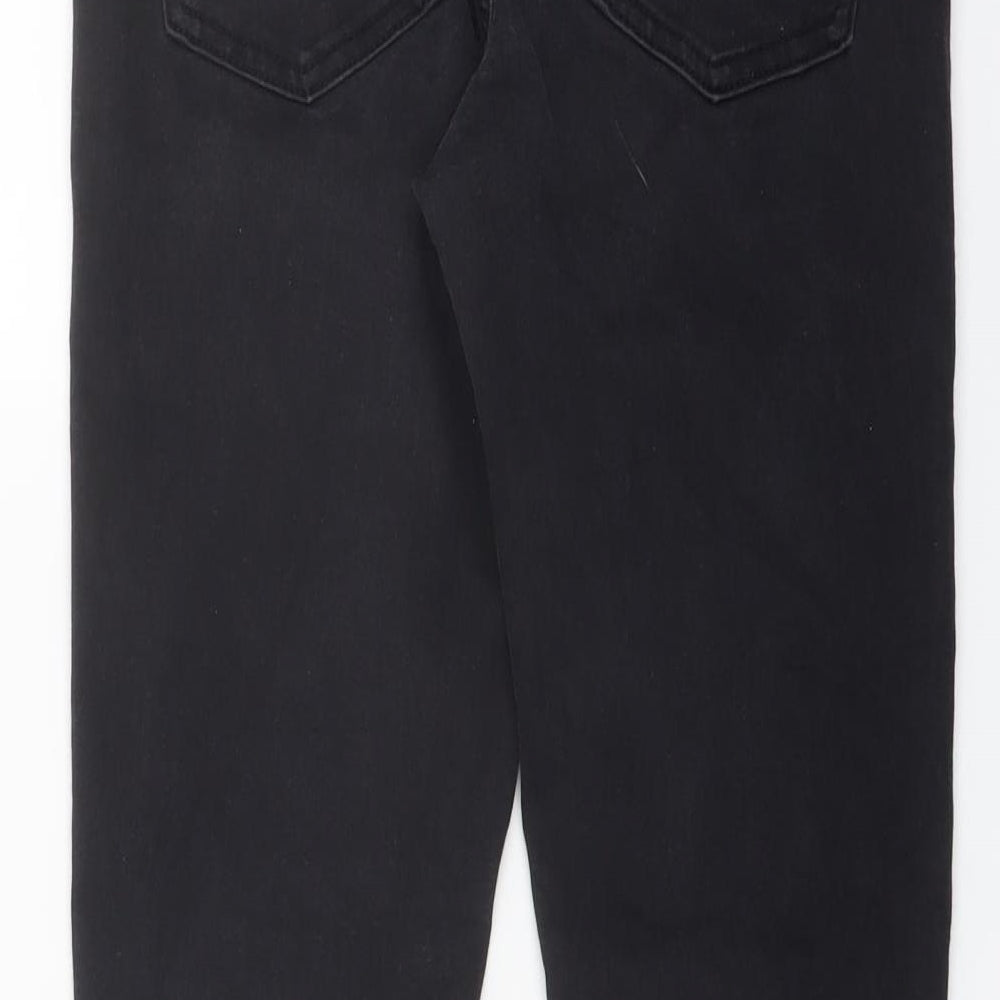 Denim & Co. Womens Grey Cotton Skinny Jeans Size 10 L25 in Regular Button