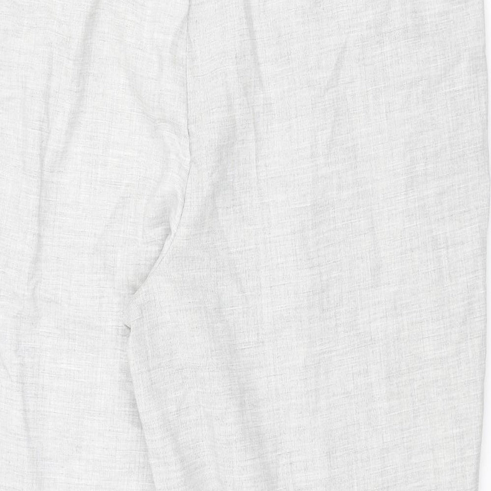 Womens UK Size 20 Marks and Spencer Regular Fit Dress Pants Grey Trousers