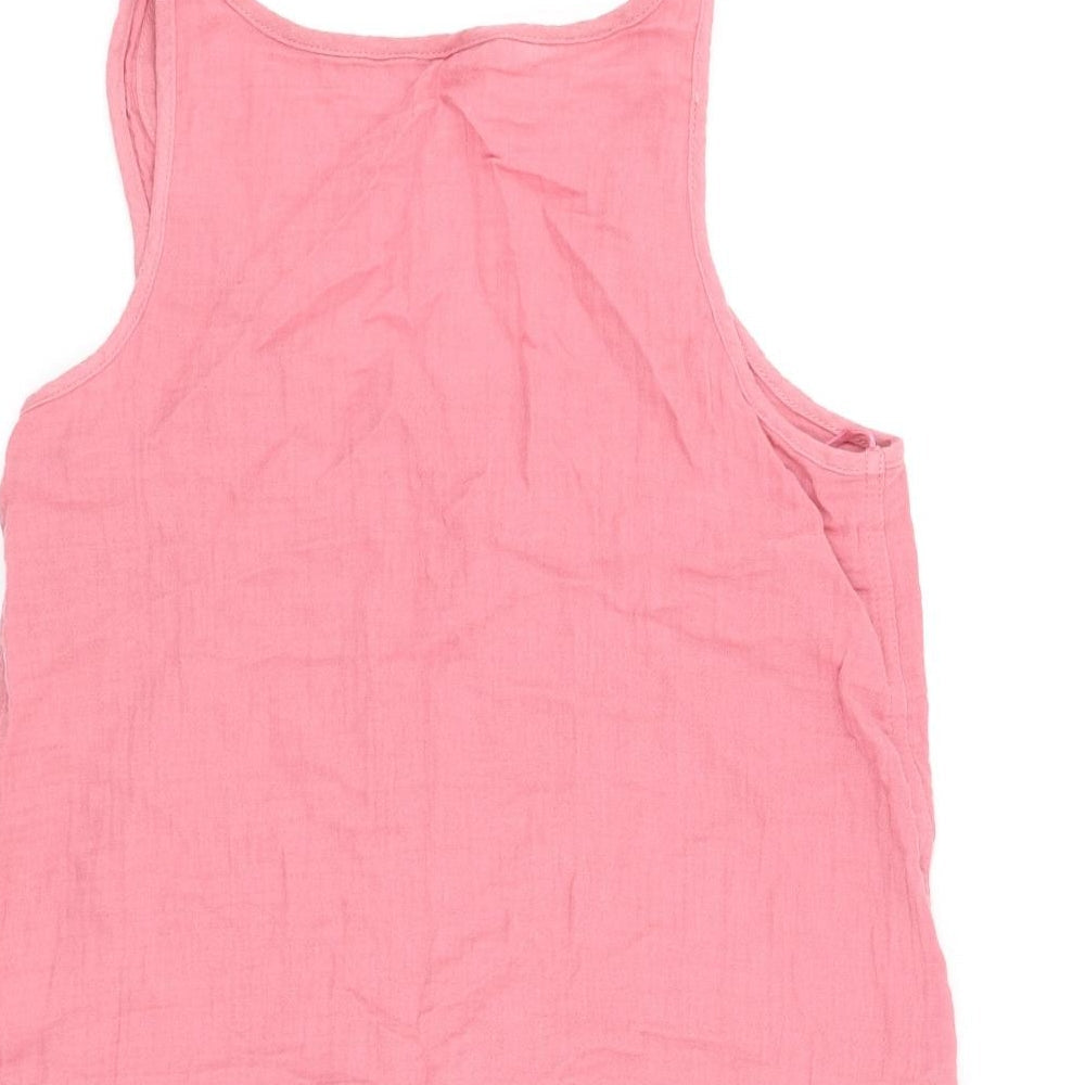 Womens UK Size 10 Marks and Spencer Pink Camisole Tank