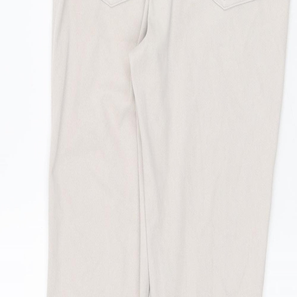 Uniqlo Womens Beige Cotton Jegging Jeans Size S L27 in Regular