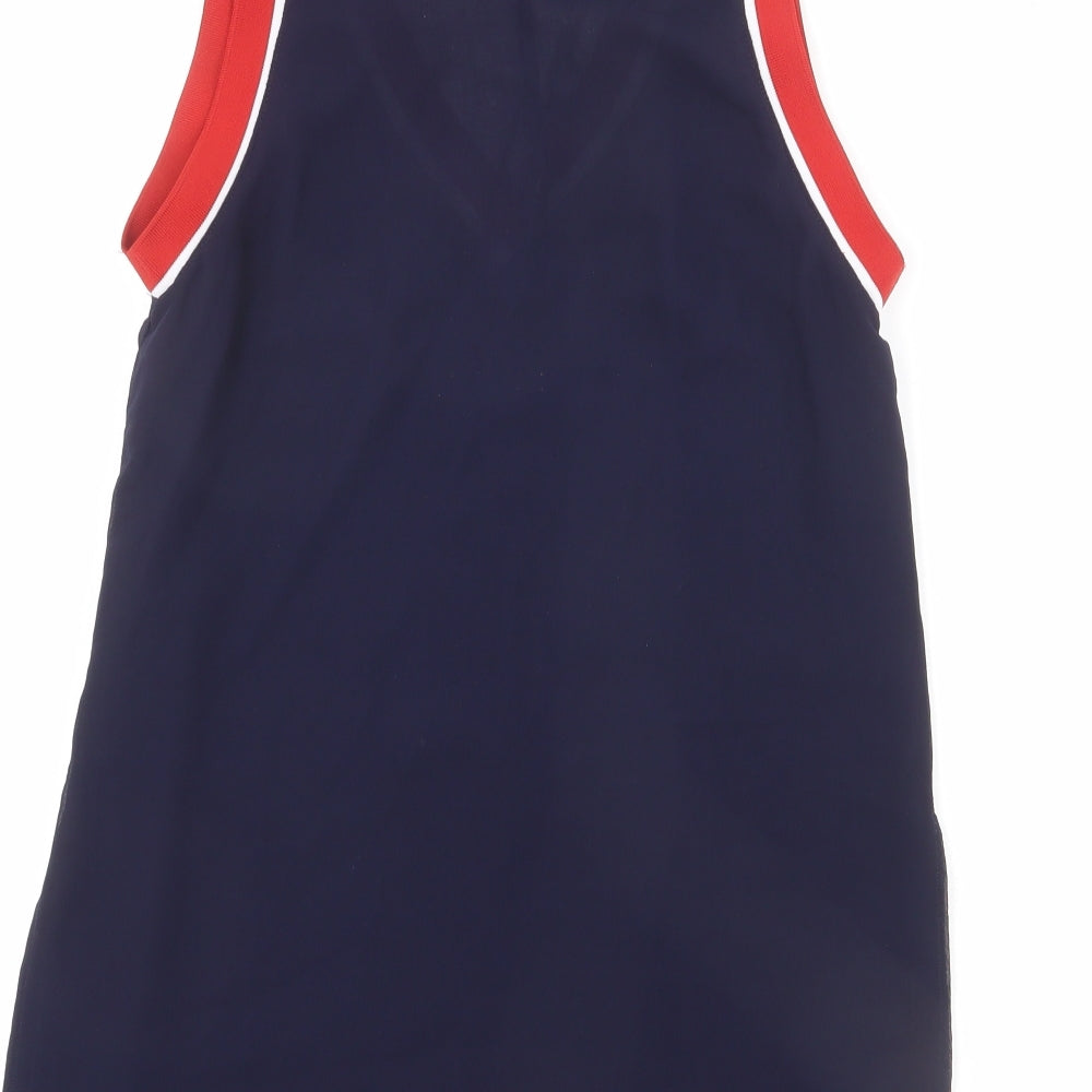 Womens UK Size 6 Limited Edition Blue Basic Tank