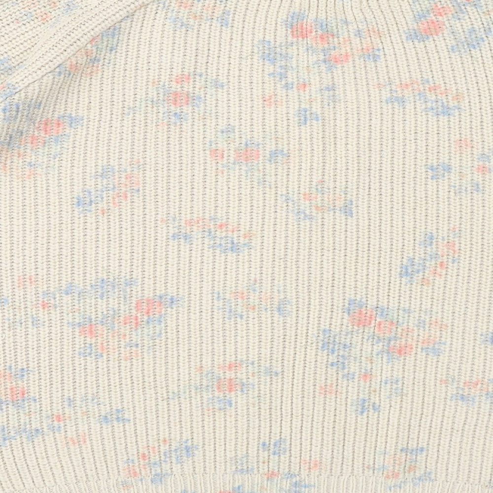 Womens UK Size L Monsoon Ivory Pullover Jumper