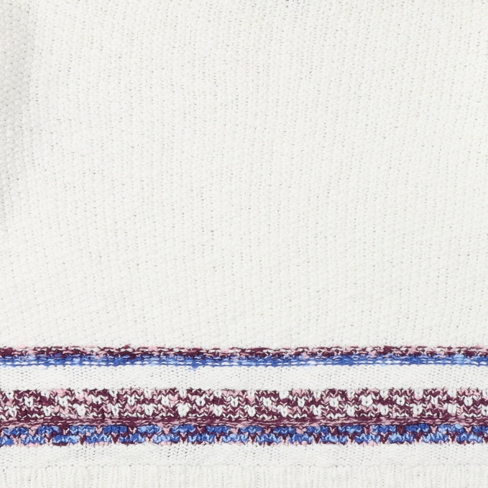 Womens UK Size XS EDC White Pullover Jumper