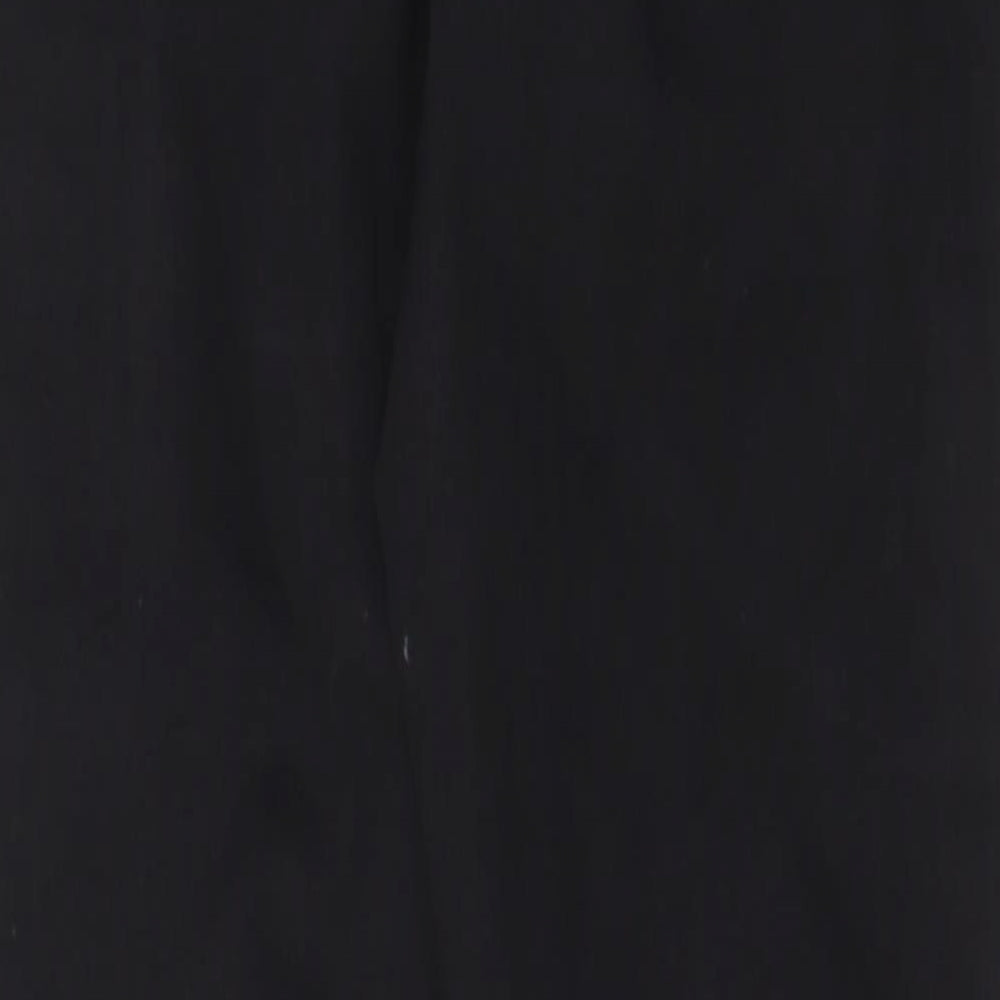 Denim & Co. Womens Black Cotton Skinny Jeans Size 10 L30 in Regular Zip - Pockets, Belt Loops