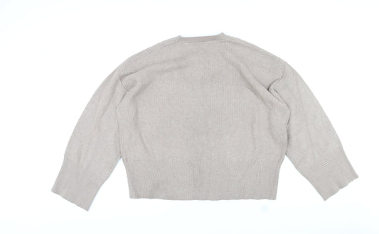 Womens UK Size L Marks and Spencer Grey Pullover Jumper