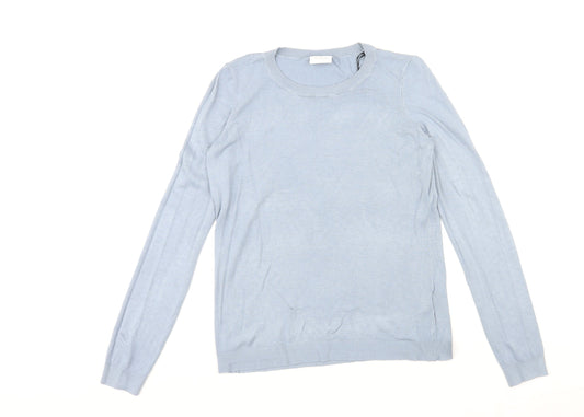 Womens UK Size M VILA Blue Pullover Jumper
