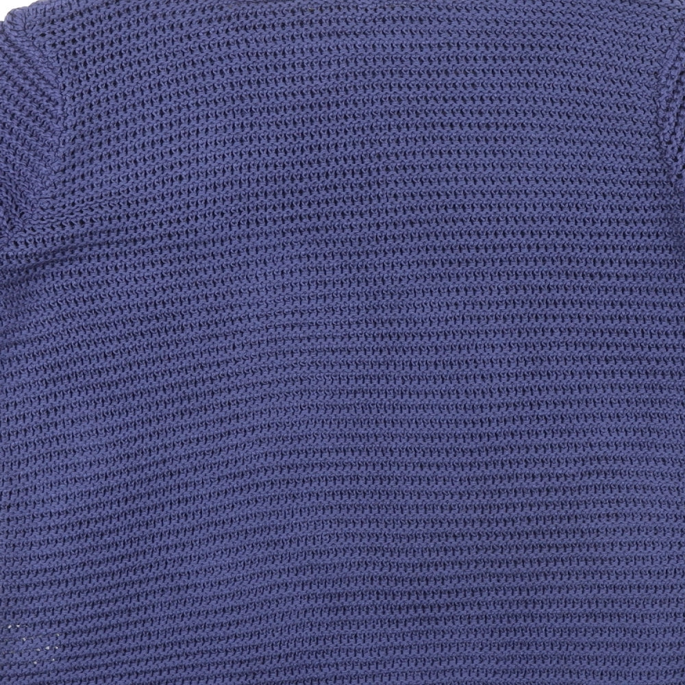 Womens UK Size M Damart Blue Pullover Jumper