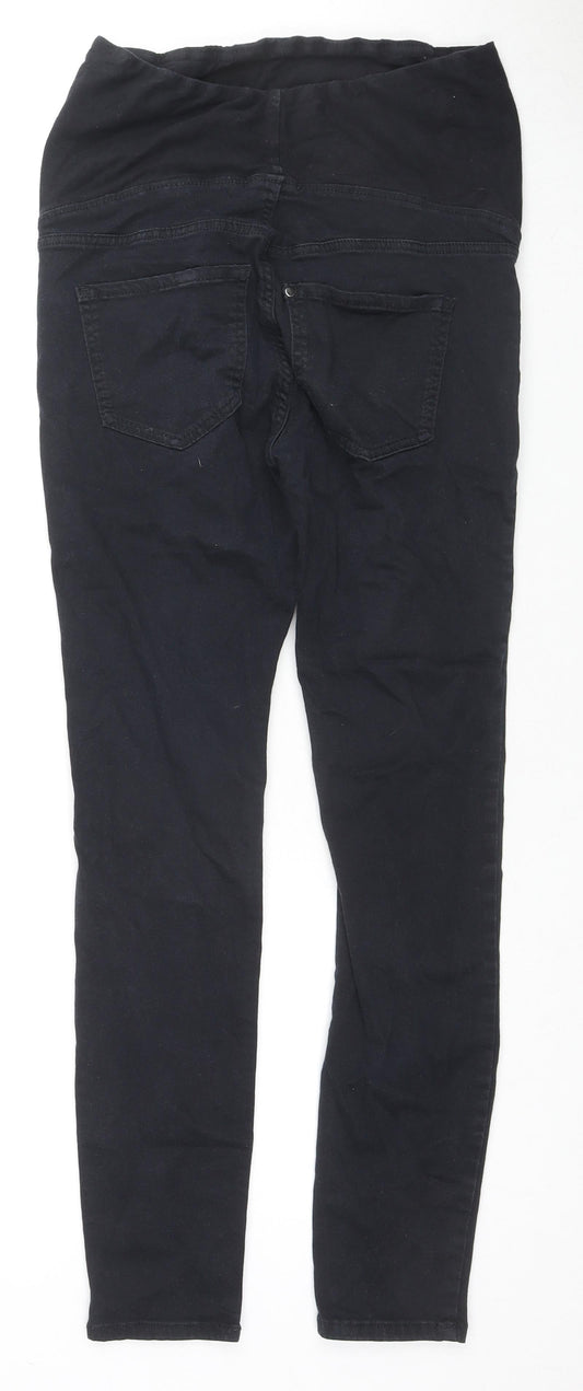 Womens UK Size 10 H&M Regular Fit Skinny Black Jeans