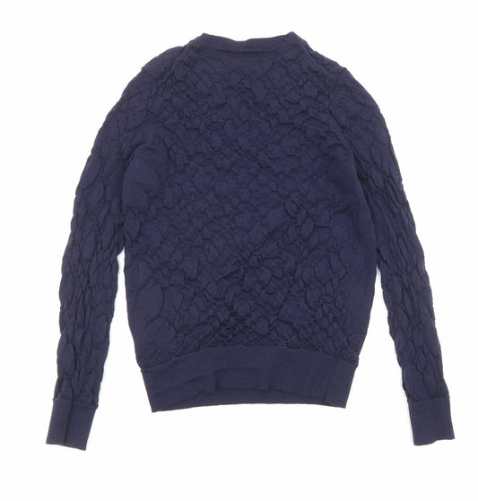 Womens UK Size 8 Marks and Spencer Purple Pullover Jumper