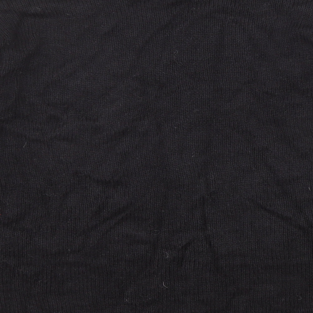Classics Womens Black Round Neck Acrylic Pullover Jumper Size 16 - Size 16-18
