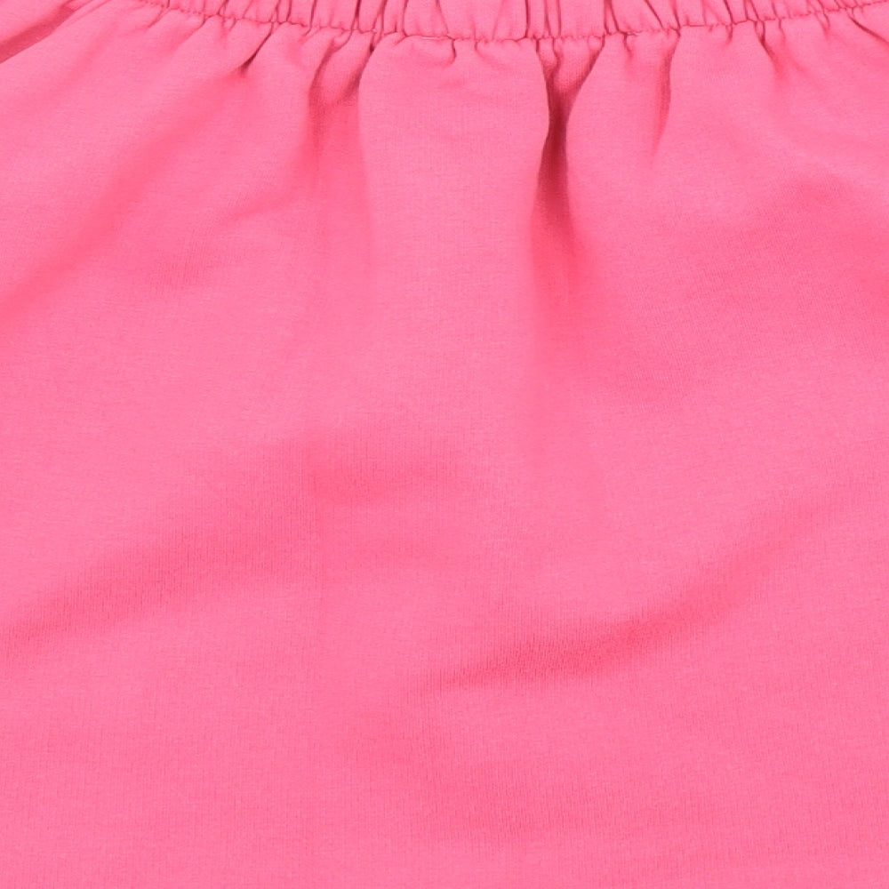 Very Womens Pink Cotton Pullover Sweatshirt Size 12 Pullover