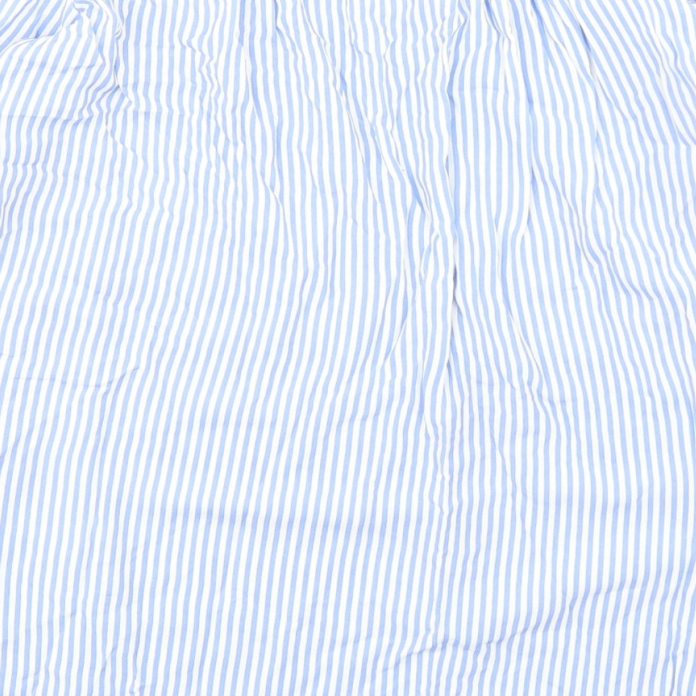 Womens UK Size 8 H&M Blue Basic Blouse