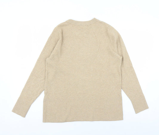 Womens UK Size 16 Marks and Spencer Brown Pullover Jumper