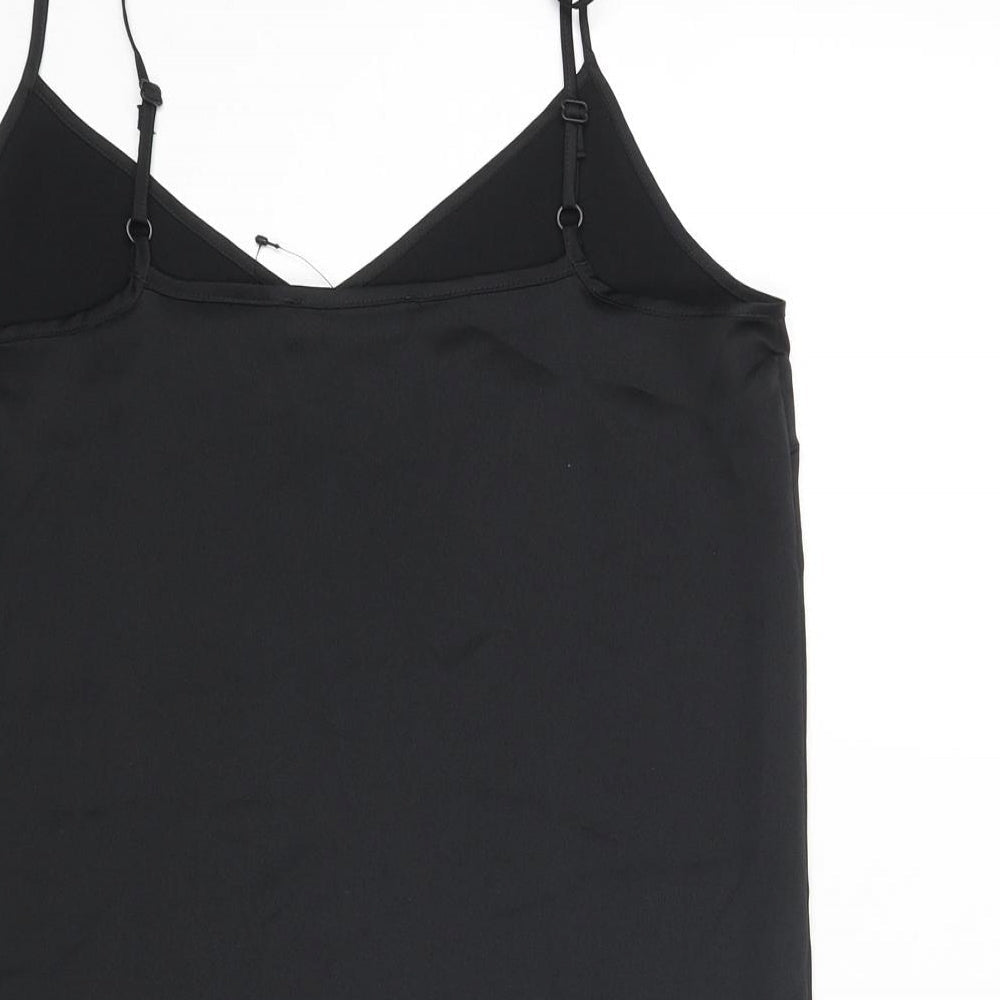 Womens UK Size 6 Marks and Spencer Black Camisole Blouse