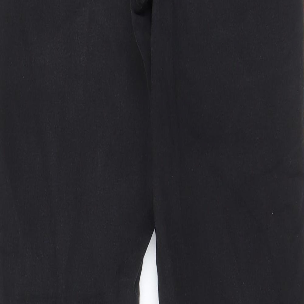 Marks and Womens Grey Cotton Skinny Jeans Size 8 L27 in Regular Zip - Pockets