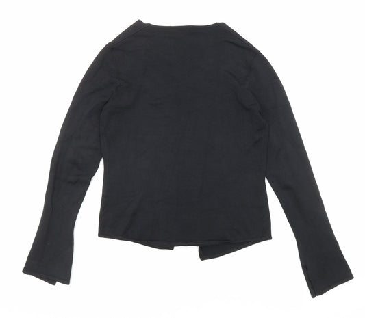 Womens UK Size S Linea Black Cardigan Jumper