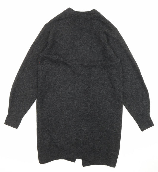 Womens UK Size XS H&M Black Cardigan Jumper