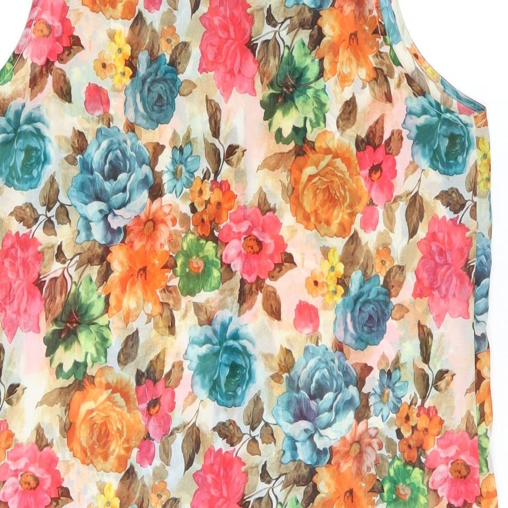 Womens UK Size XS Brave Soul Multicoloured Basic Button-Up