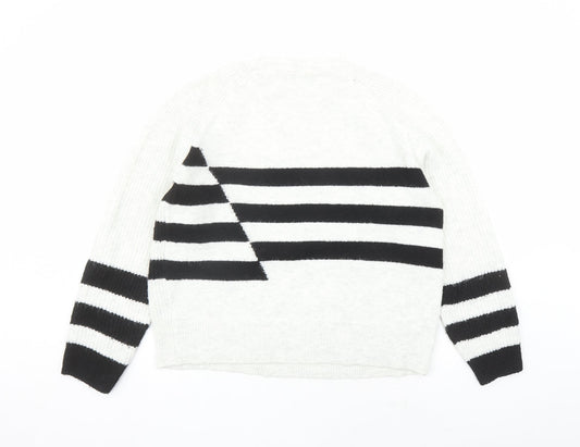 Womens UK Size M Marks and Spencer Grey Pullover Jumper