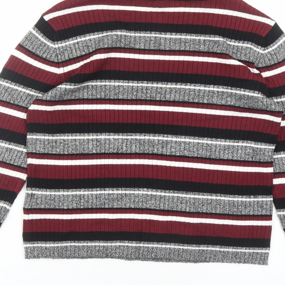 Womens UK Size M Divided by H&M Multicoloured Pullover Jumper
