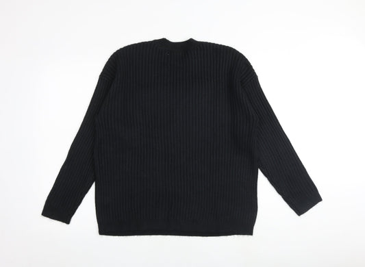 Womens UK Size M Marks and Spencer Black Pullover Jumper