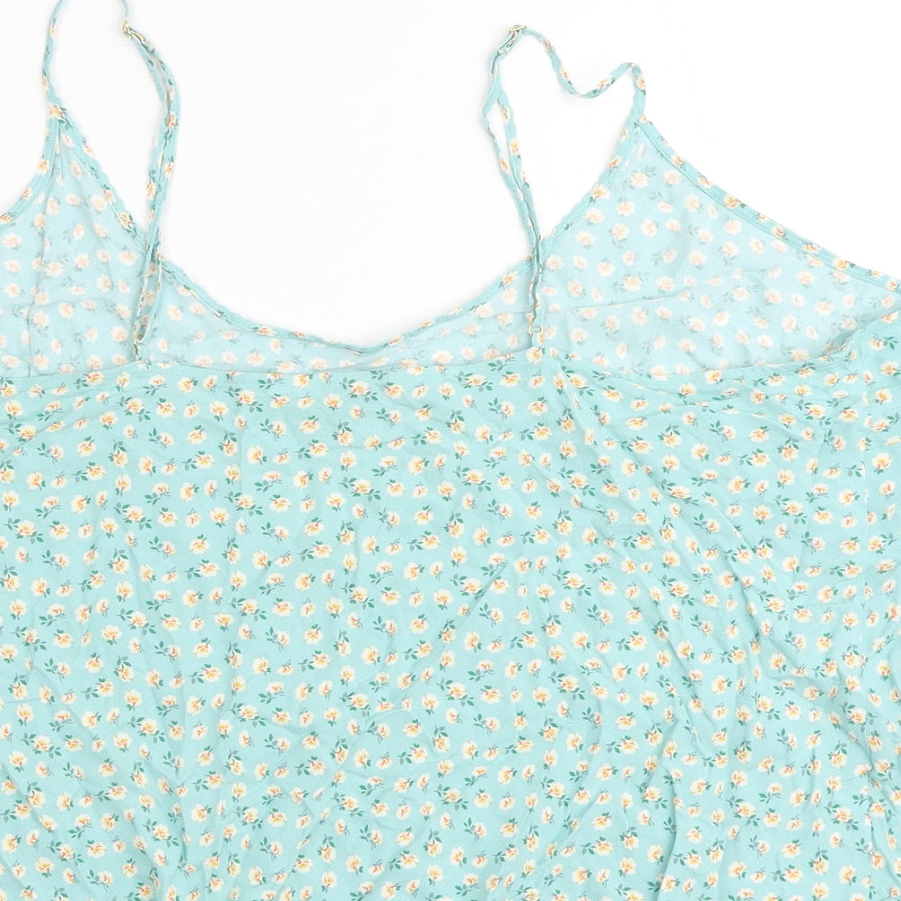 Womens UK Size 22 Marks and Spencer Green Camisole Tank