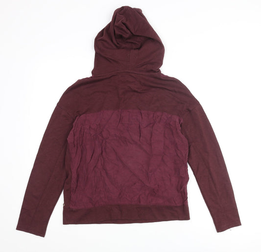 Womens UK Size XS NEXT Red Pullover Hoodie