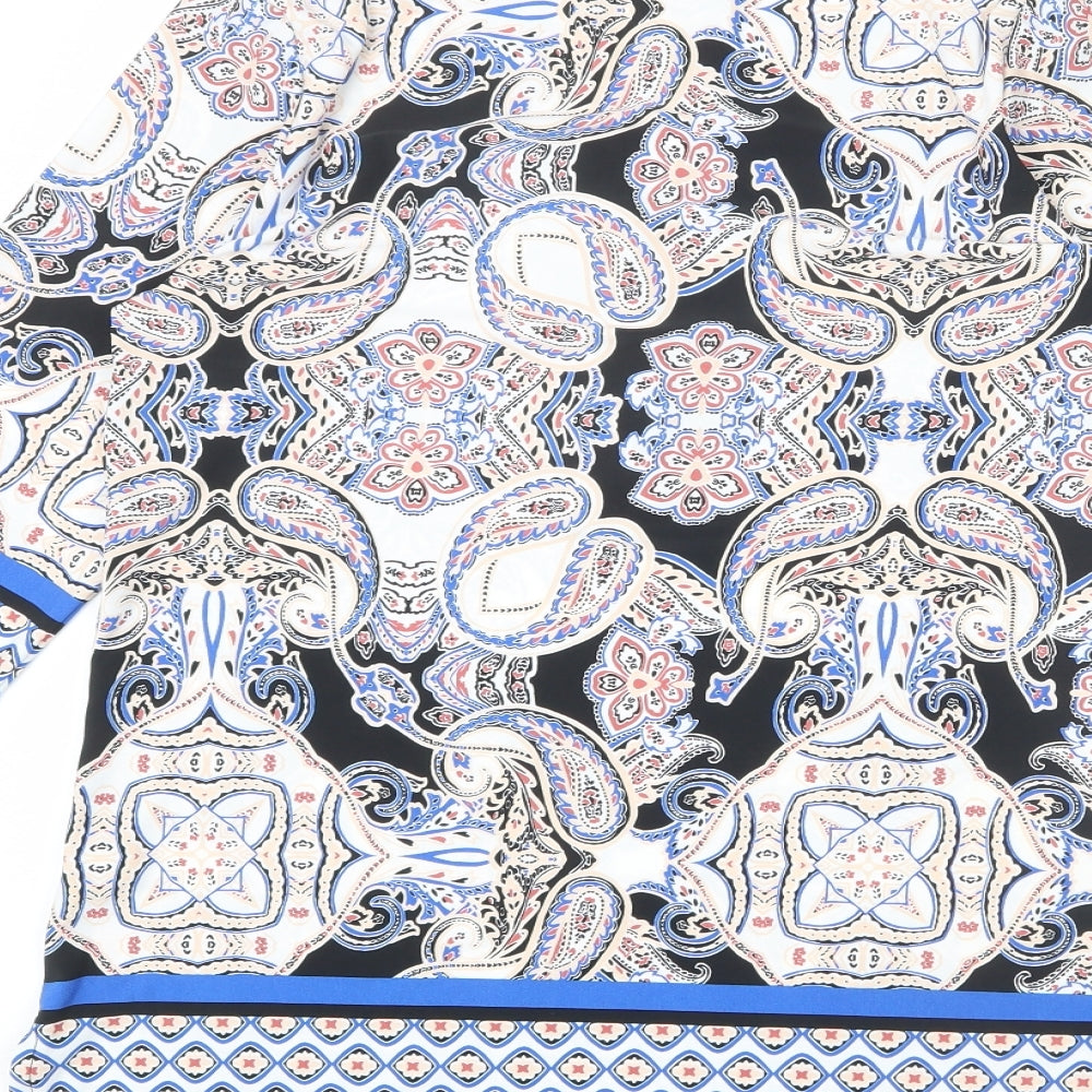 Womens UK Size S Wallis Multicoloured Tunic T-Shirt