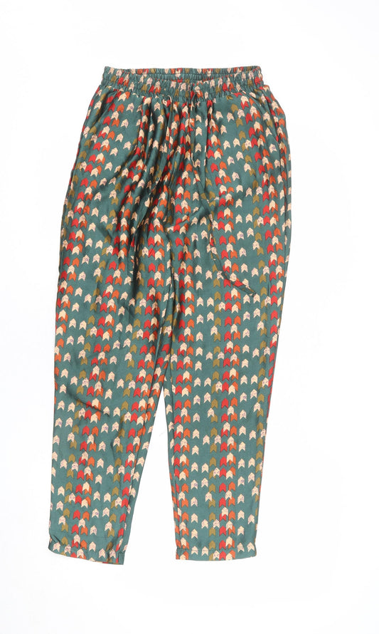 Womens UK Size 8 PRETTYLITTLETHING Regular Fit Multicoloured Trousers