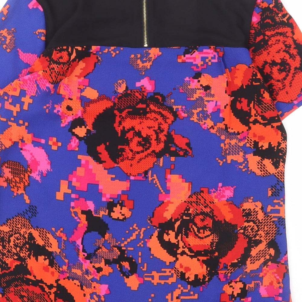 Womens UK Size 12 Marks and Spencer Multicoloured Basic Blouse