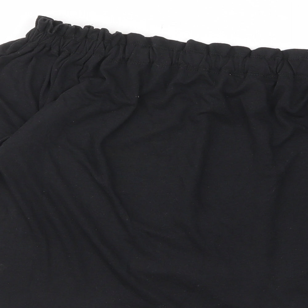 Womens UK Size 8 New Look Black Basic T-Shirt