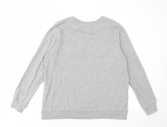 Womens UK Size L Disney Grey Pullover Sweatshirt