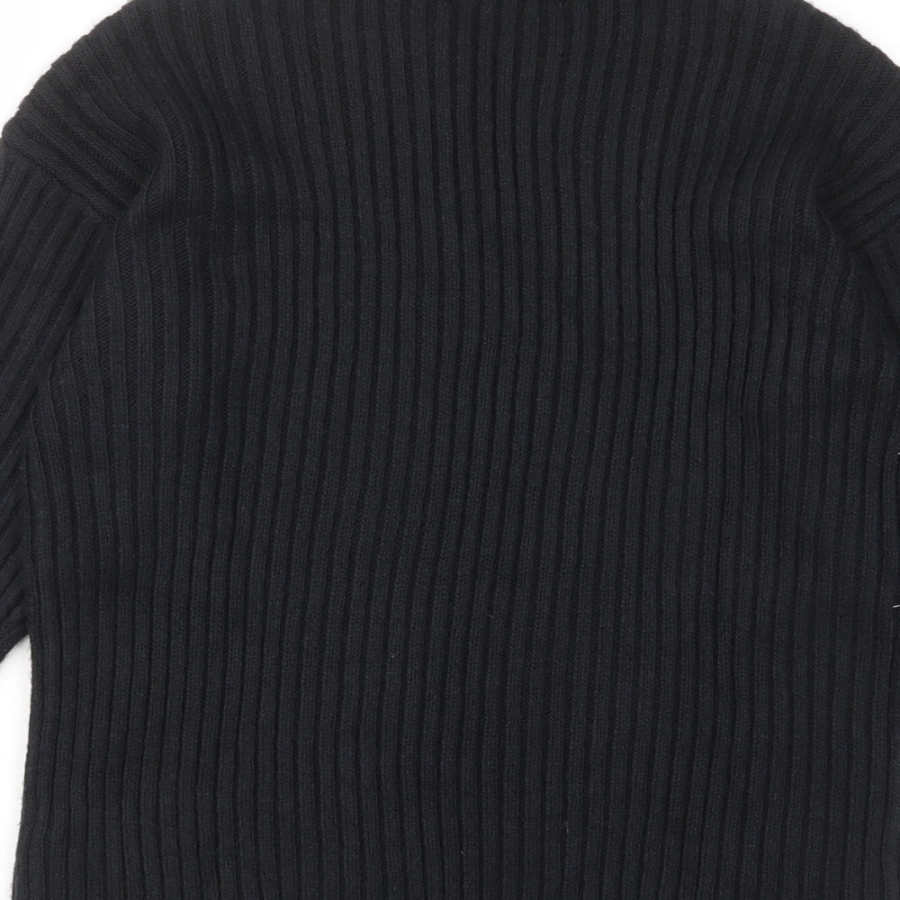 Womens UK Size XS Marks and Spencer Black Pullover Jumper