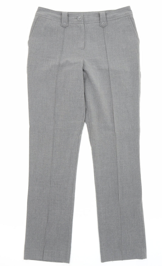 Womens UK Size 10 Epilogue Regular Fit Grey Trousers