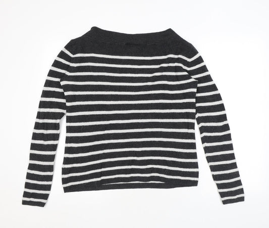 Womens UK Size M H&M Grey Pullover Jumper