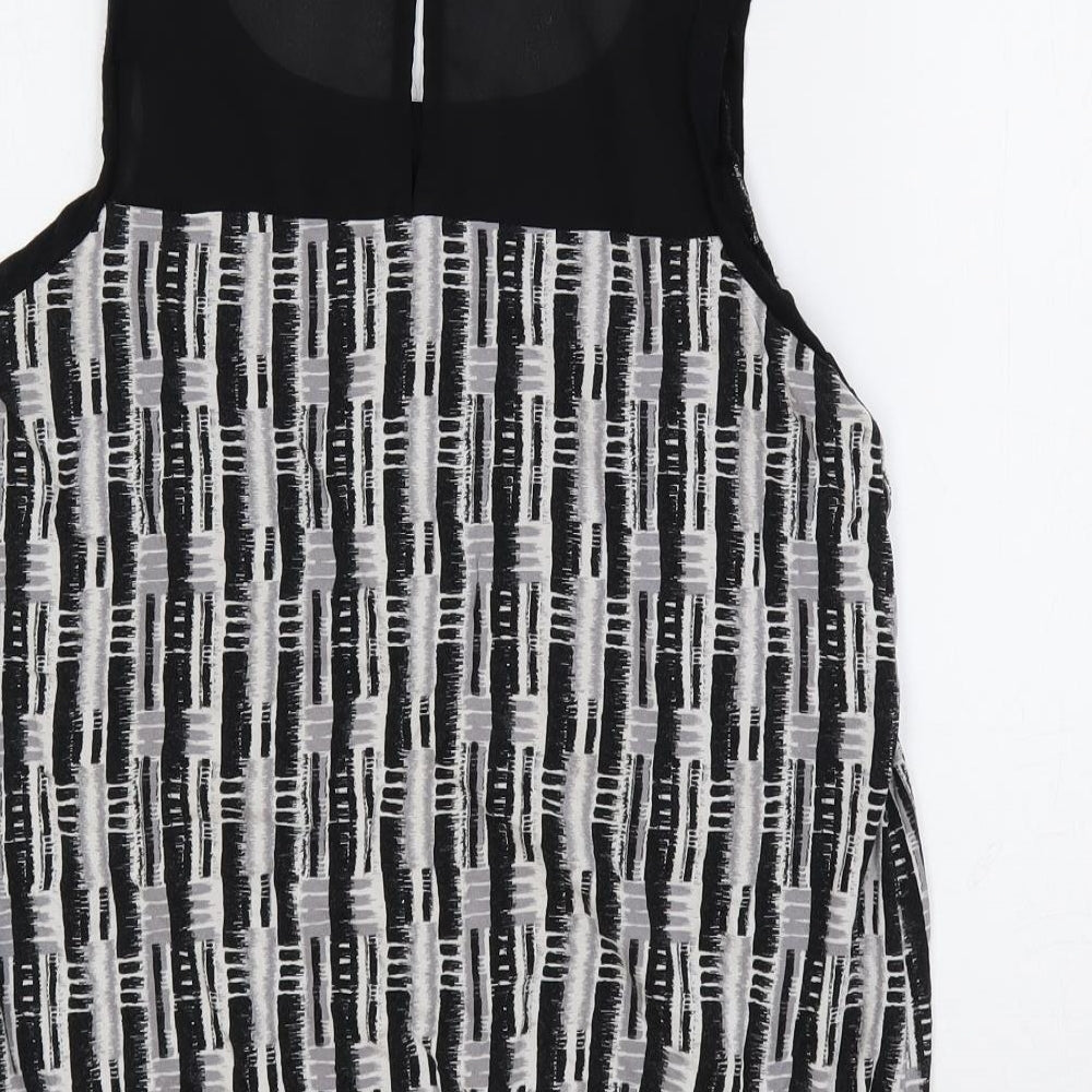 Womens UK Size 8 NEXT Black Basic Tank