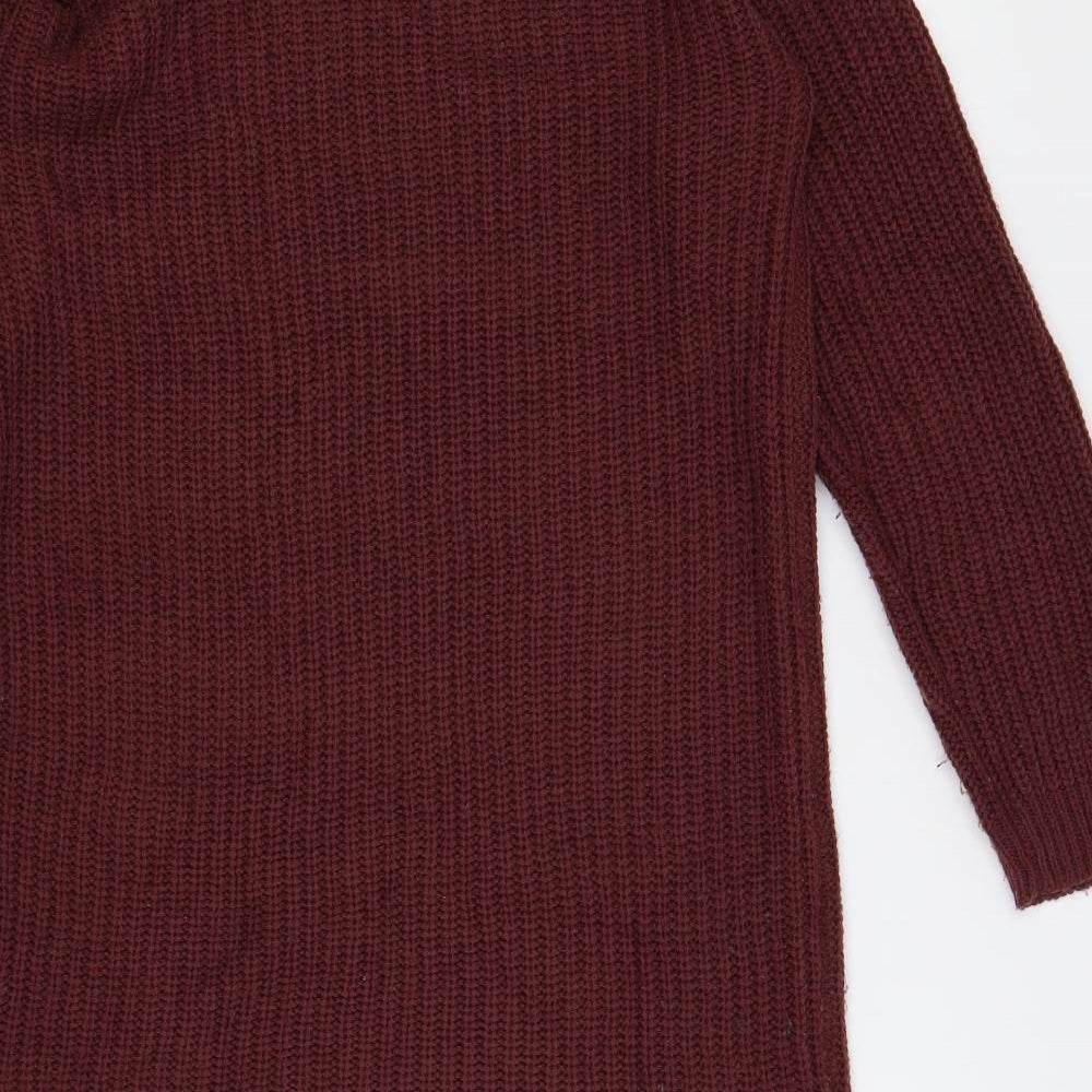 Womens UK Size 6 Missguided Purple Tunic Jumper