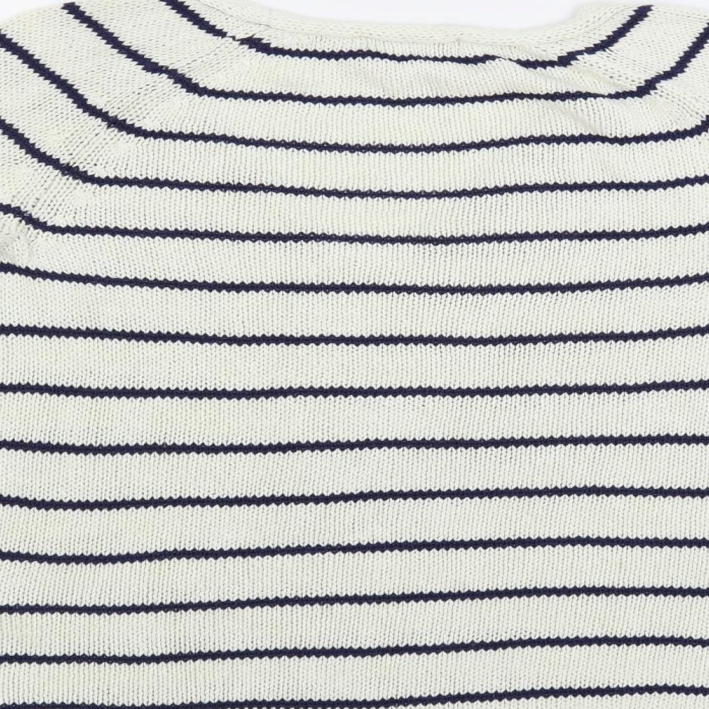 Womens UK Size S H&M White Pullover Jumper