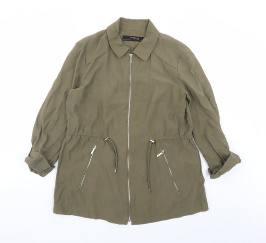 Womens UK Size M Zara Green Jacket