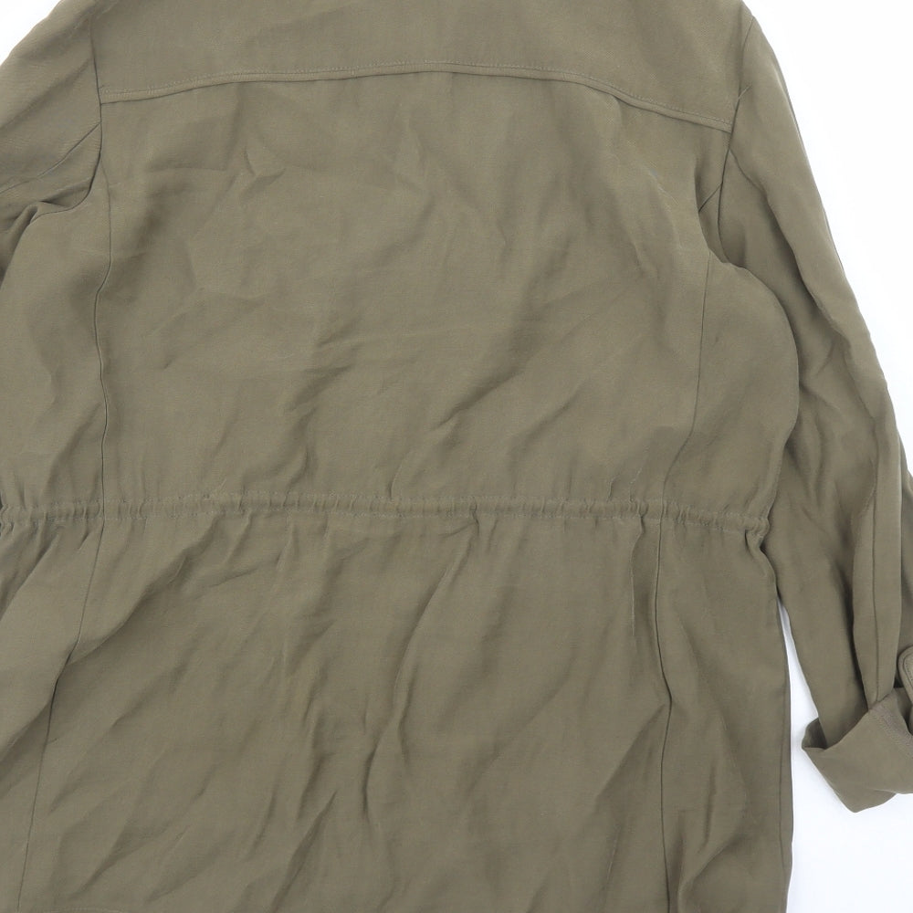 Womens UK Size M Zara Green Jacket
